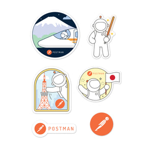 Postman Japan Sticker Sheet