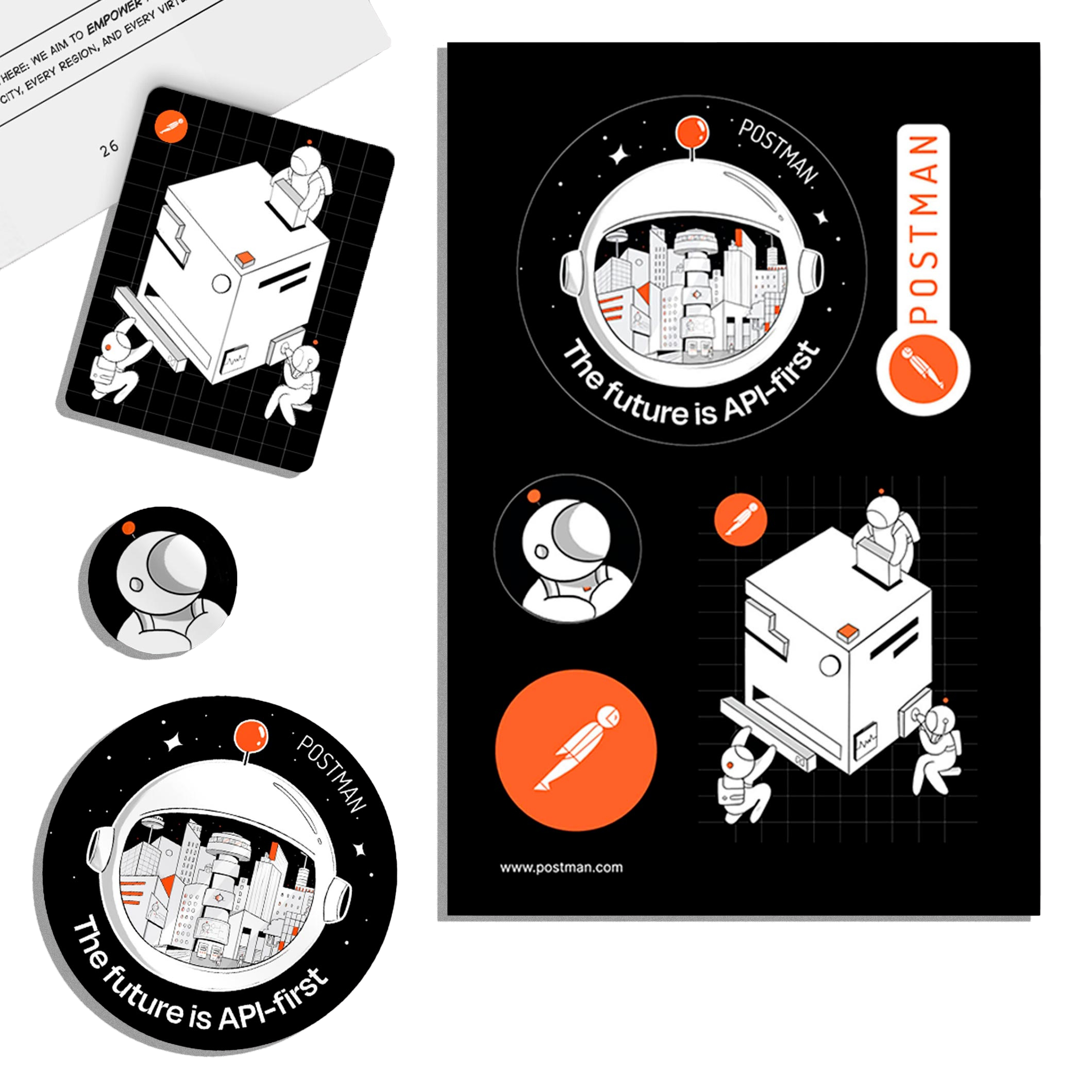 Postman Sticker API-FIRST Sticker Sheet – Postman Store